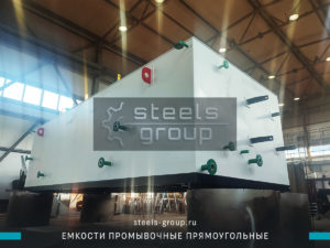 фото прямоугольных емкостей промывочных из низколегированной стали в Тольятти